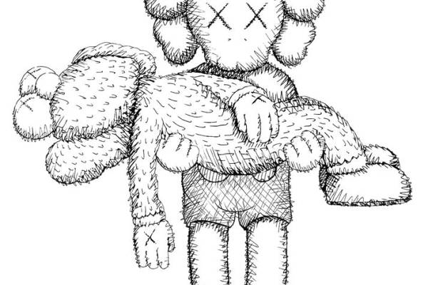 时尚潮流个性服装印花：独特毛绒玩具裁片印花设计