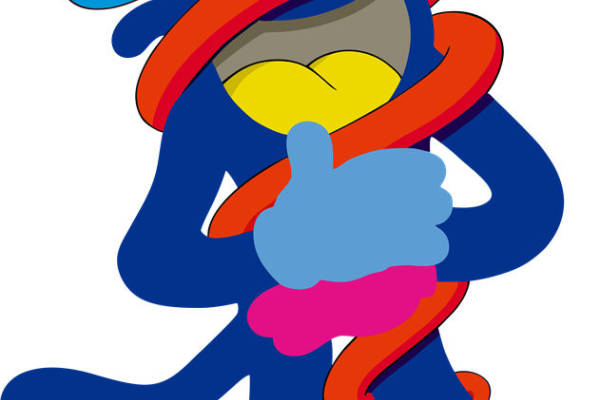 抽象艺术风格裁片印花服装印花设计