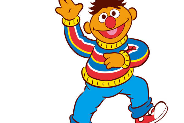 活力四射的卡通猴子裁片印花服装印花设计