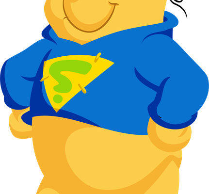 可爱卡通小熊裁片印花服装印花设计