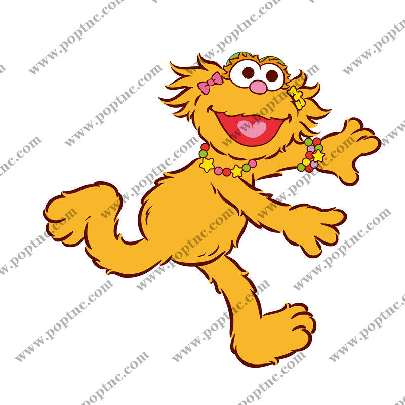 活泼可爱卡通狮子裁片印花服装印花设计