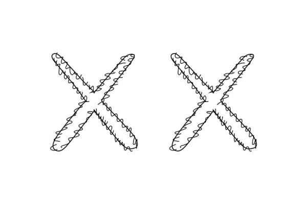 创意X形裁片印花图案，打造独特服装印花风格