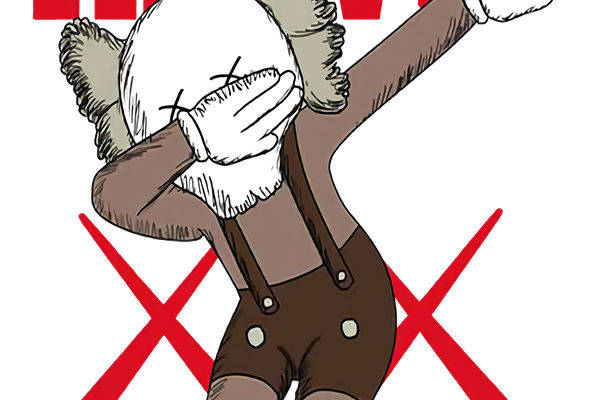 时尚潮流KAWS风格裁片印花服装印花设计