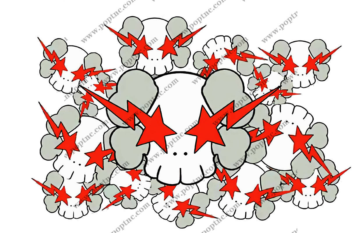 创意卡通兔子裁片印花服装印花设计