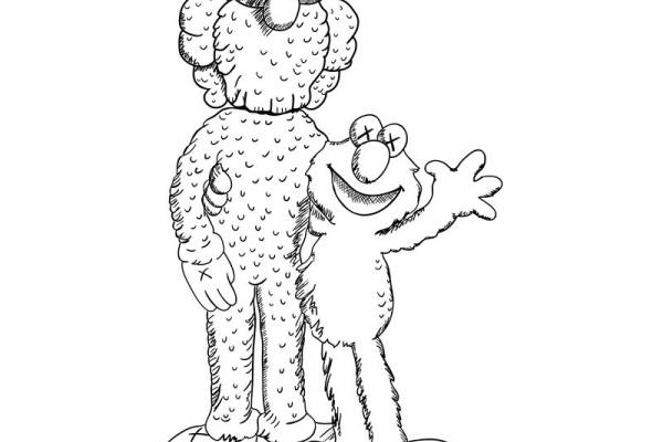 创意卡通裁片印花服装，趣味潮流服装印花设计