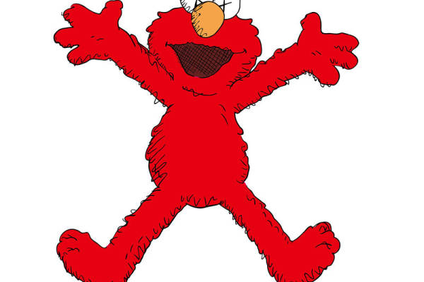 经典卡通角色红色裁片印花服装印花设计