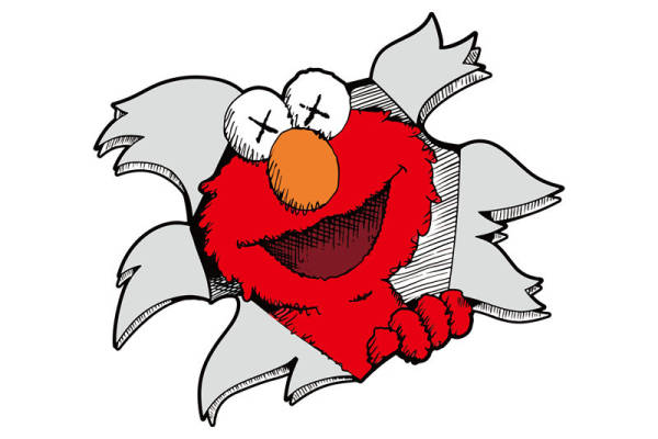 时尚街头风格卡通裁片印花服装印花设计