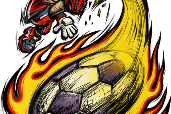 经典游戏角色马里奥裁片印花服装印花设计