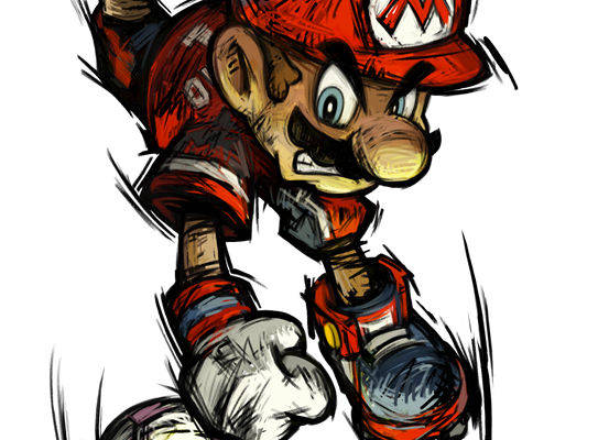 动感十足的超级马里奥裁片印花服装，经典游戏角色的时尚演绎