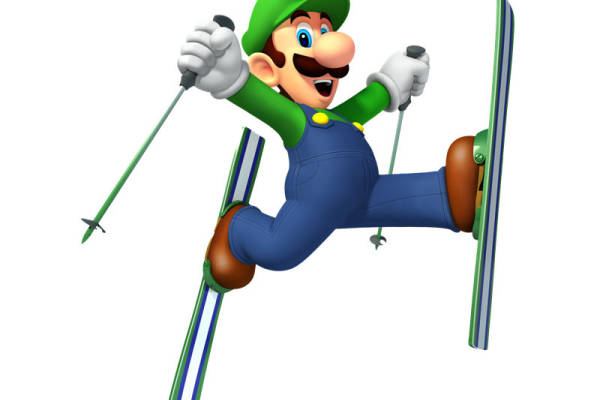 经典卡通角色滑雪裁片印花服装印花设计