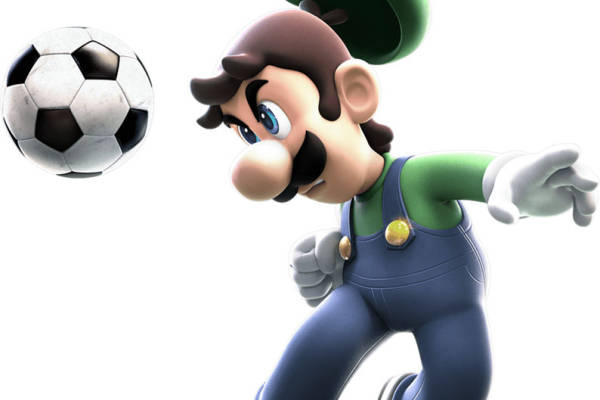 经典卡通裁片印花服装：足球主题马里奥运动装