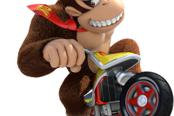 创意裁片印花设计：卡通猴子骑摩托车服装印花