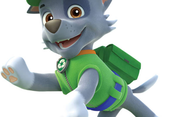 环保主题卡通狼裁片印花服装印花设计