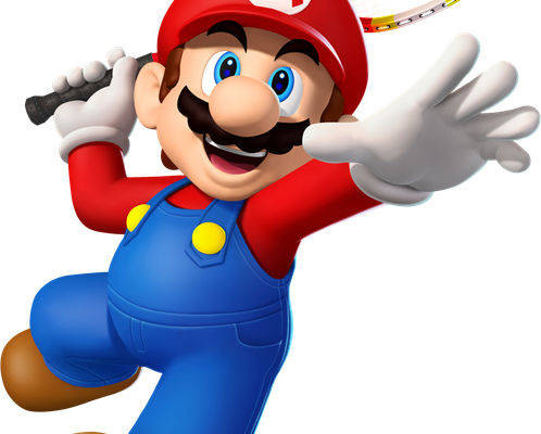 经典卡通裁片印花服装:趣味马里奥风格服装印花