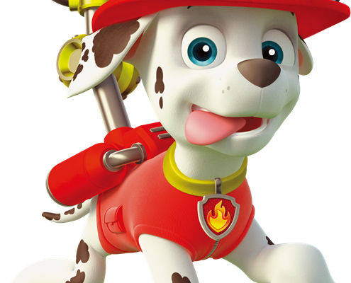 儿童卡通消防员狗裁片印花服装印花设计