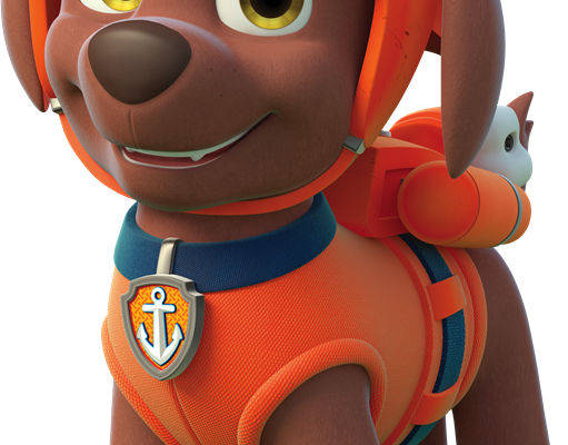 卡通狗救援队主题裁片印花服装印花设计