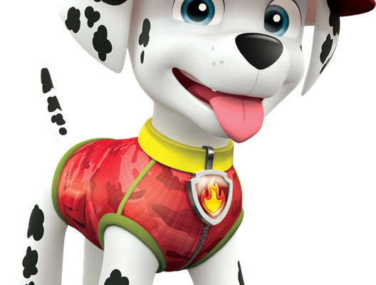 儿童卡通服装印花设计:可爱斑点狗裁片印花图案