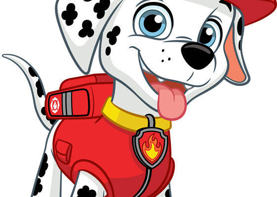 可爱卡通斑点狗消防员裁片印花服装印花设计