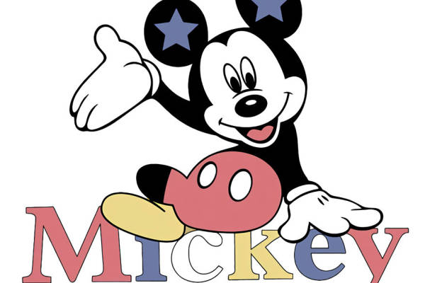 经典米奇裁片印花服装：时尚与童趣的完美结合