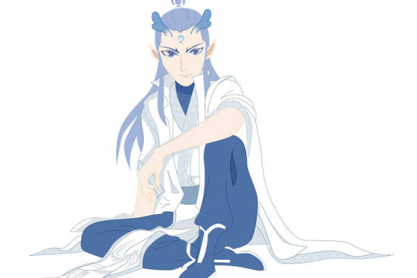 古典风格精灵裁片印花服装印花设计