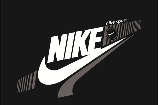 耐克运动服装裁片印花图案设计