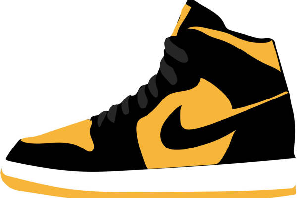 时尚潮流黑金配色裁片印花服装印花设计