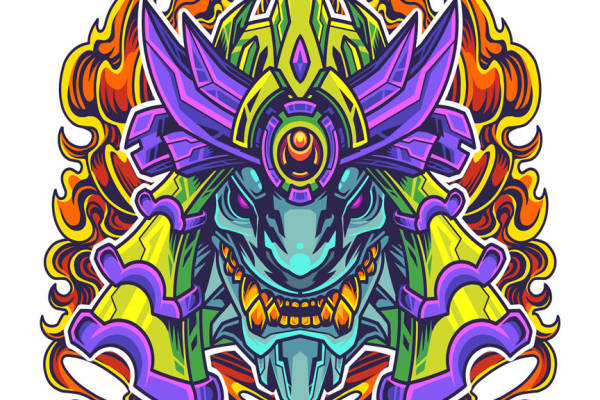 炫彩龙形裁片印花服装：时尚街头风格必备