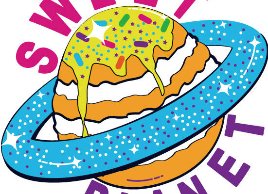 探索甜蜜星球：独特裁片印花服装印花设计