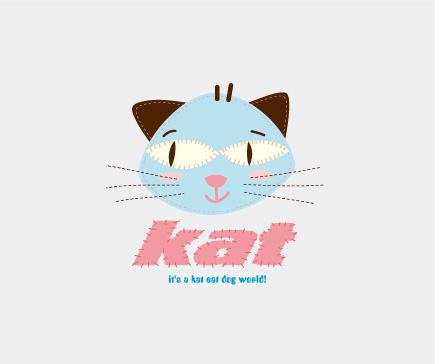 可爱猫咪主题裁片印花服装 打造时尚宠物风格