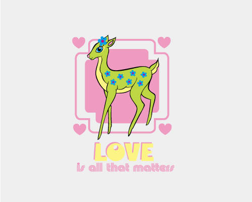 可爱鹿纹裁片印花服装，传递爱与温暖的时尚选择