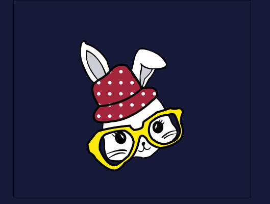 时尚趣味兔子裁片印花服装，打造个性潮流风格