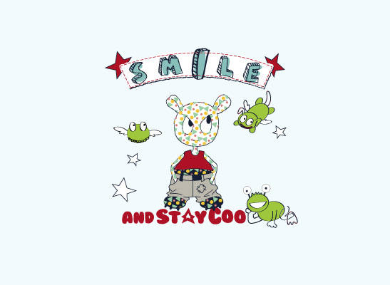 可爱卡通裁片印花服装 夏日清凉风格儿童服饰设计