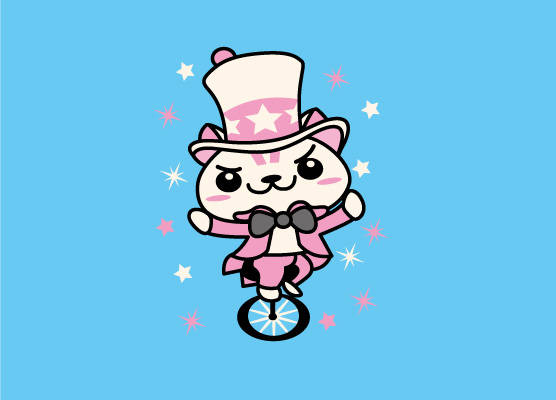 可爱卡通猫头鹰裁片印花服装印花设计