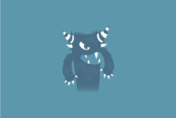 创意怪兽裁片印花设计,打造独特服装印花风格