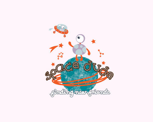 太空小鸭裁片印花服装，探索宇宙的时尚之旅