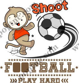 足球主题裁片印花服装:活力四射的运动风格