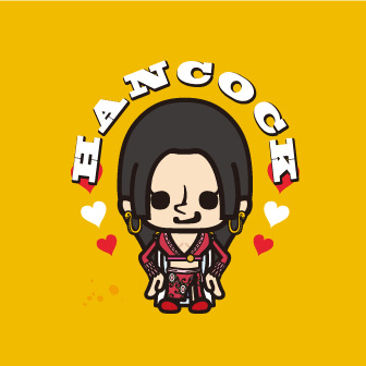 时尚潮流个性服装印花设计：HANCOCH裁片印花图案