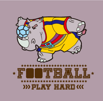 创意足球裁片印花服装 玩转运动风格