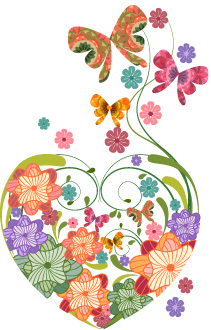 时尚多彩花卉蝴蝶裁片印花服装，春夏季必备单品