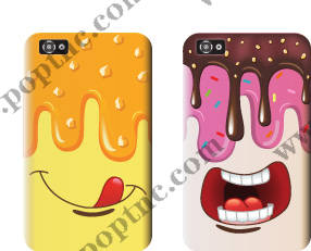 创意裁片印花手机壳,趣味服装印花设计,个性十足