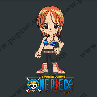 海贼王主题服装印花设计,展现独特动漫裁片印花风格