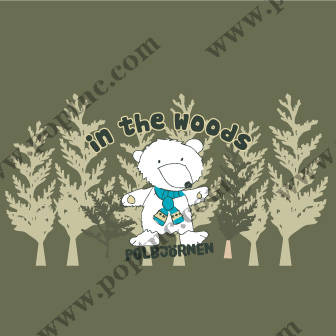 森林探险主题服装印花设计:裁片印花与自然元素的完美结合