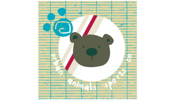 可爱动物主题裁片印花服装,趣味运动风格设计