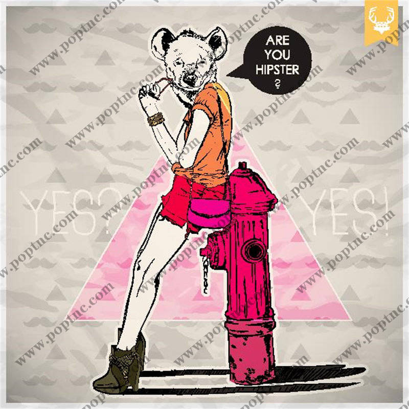 时尚前卫的裁片印花服装,打造个性街头风格