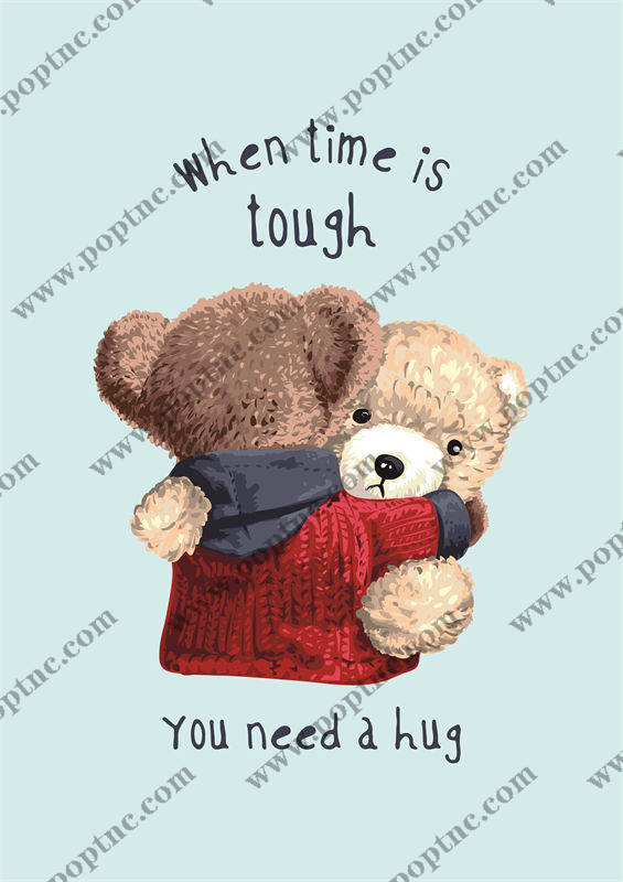 温馨拥抱主题裁片印花服装,传递温暖与安慰的时尚选择