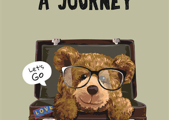 时尚旅行主题裁片印花服装印花设计