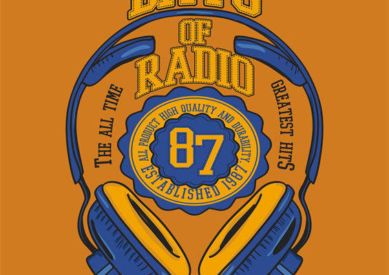 复古风格音乐主题裁片印花服装印花设计