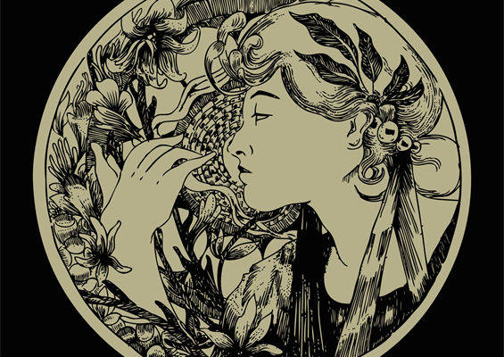 艺术风格裁片印花服装：优雅花卉图案设计