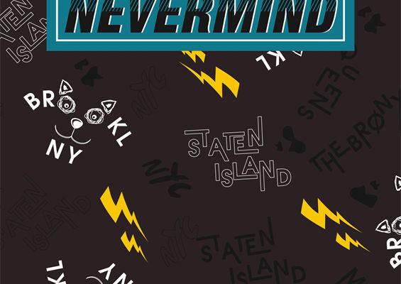 纽约布鲁克林州立岛时尚裁片印花服装