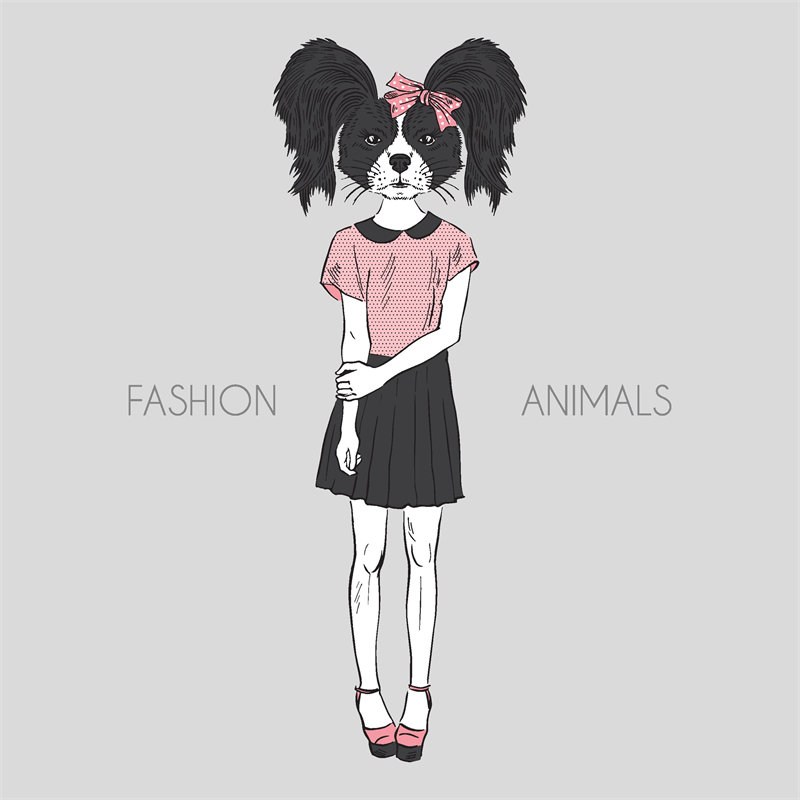 创意动物主题裁片印花服装,引领时尚新潮流